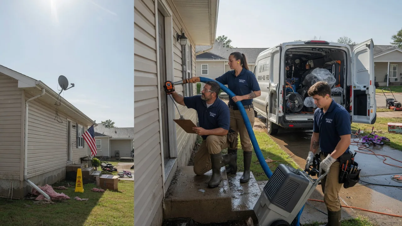 Ceiling Water Damage Restoration in Newcastle, ME near me